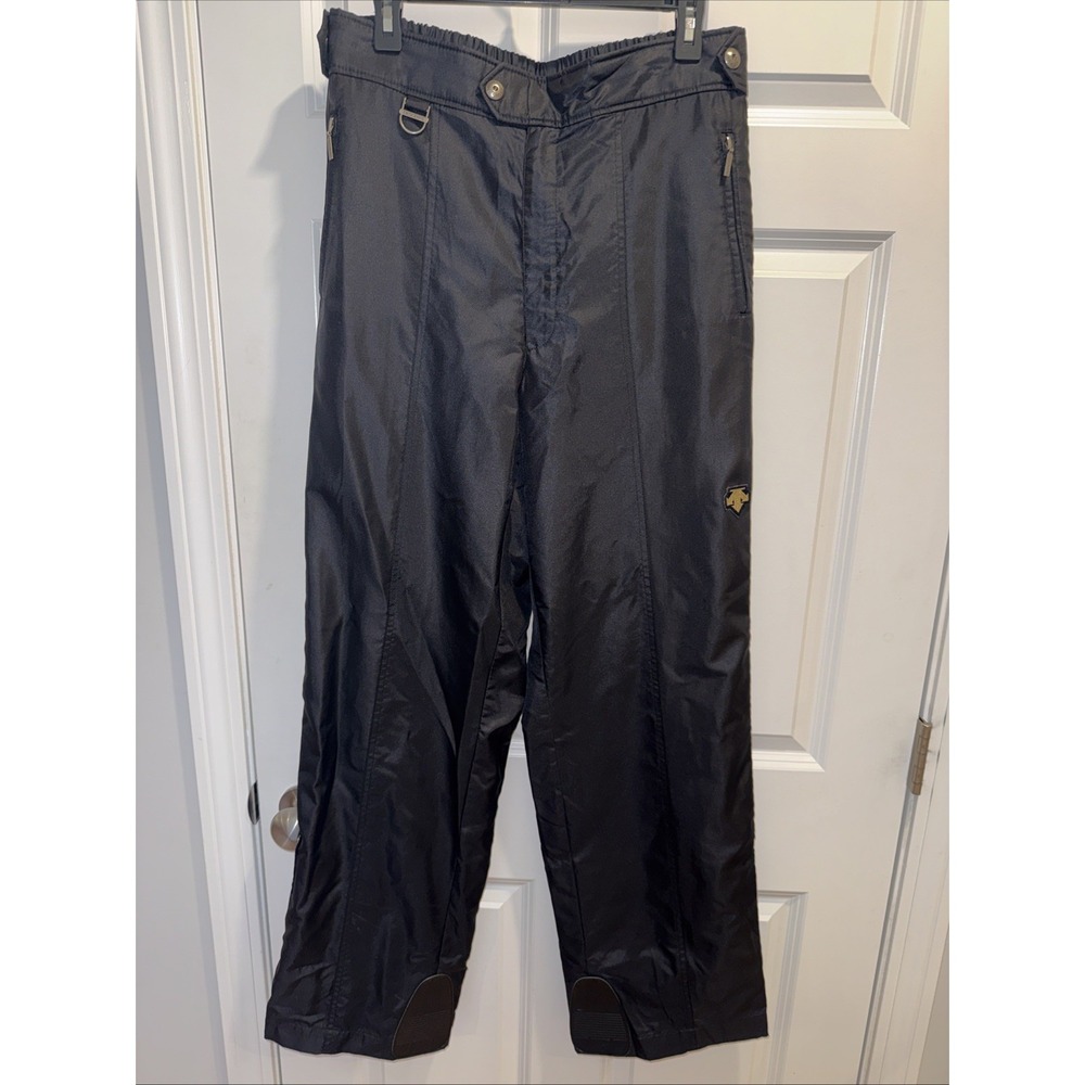 DESCENTE Black Ski Pants Mens Snowboarding Skiing Snow Pants Size‎ US 38
